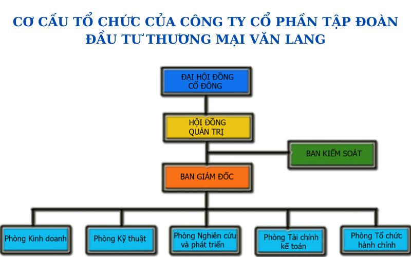 Cơ cấu tổ chức công ty cổ phần tập đoàn đầu tư thương mại Văn Lang